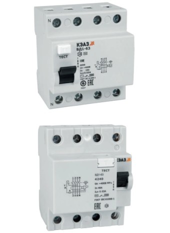 Устройства на DIN-рейку КЭАЗ | Модульные автоматические выключатели
