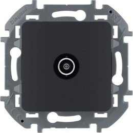 673853 Inspiria(группа Legrand) | Розетка телевизионная TV Inspiria 2дБ 0-2400мГц с топологией "звезда" механизм антрацит