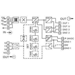 Преобразователь тока измерительный MCR-S-1-5-UI-DCI-NC Phoenix Contact 2814715