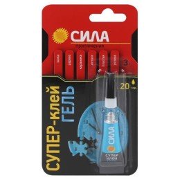 C0039396 СИЛА | Супер-клей гель 3г SGBL1-3 BL-1 (блист.)