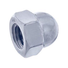 UTORM3150058 СТРОЙМЕТИЗ | Гайка колпачковая М8 цинк. DIN 1587 (уп.70шт) класс прочности 5. пакет