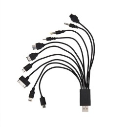 18-1196 Rexant | Кабель USB 10 в 1 microUSB/miniUSB/30 pin/LG Chocolate/Samsung/SonyEricsson/DC 3.5/DC 4.0/Nokia