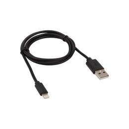 18-1122 Rexant | Кабель USB-Lightning для iPhone/PVC/black/1m