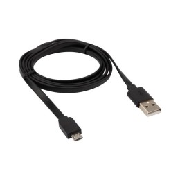 18-4270 Rexant | Кабель USB универс. microUSB шнур плоский 1м черн.