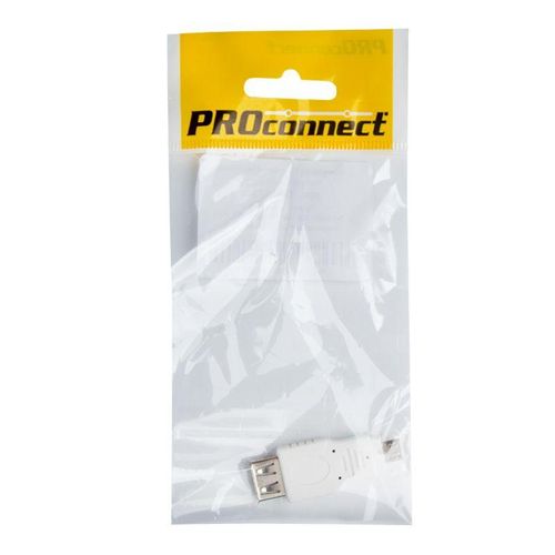 18-1173-9 PROCONNECT | Переходник гнездо USB-A (Female) - штекер Micro USB (Male) (инд. упак.)