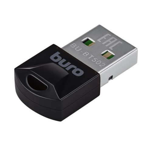 1395352 BURO | Адаптер USB BU-BT502 Bluetooth 5.0+EDR class 1.5 20м черн.