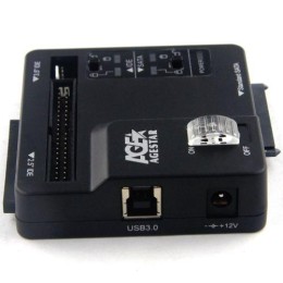 348177 AGESTAR | Адаптер-переходник для HDD/SSD 3FBCP SATA IDE пластик черн.