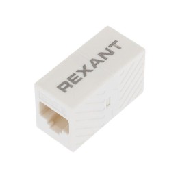 03-0108 Rexant | Адаптер проходной RJ45 (8P8C) кат.6 UTP неэкранир. (гнездо-гнездо)