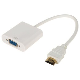 17-6934 Rexant | Переходник штекер HDMI - гнездо VGA (провод) + 3. 5мм Аудио с питанием