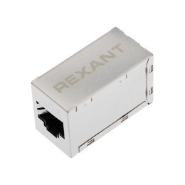 03-0109 Rexant | Адаптер проходной RJ45 (8P8C) кат.6 FTP экранир. (гнездо-гнездо)