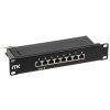 PP08-1UC06S-D05-10 ITK | Патч-панель 1U кат.6 STP 8 портов 10" Dual IDC