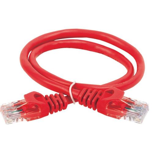 PC04-C5EU-1M ITK | Патч-корд кат.5E UTP 1м красн.