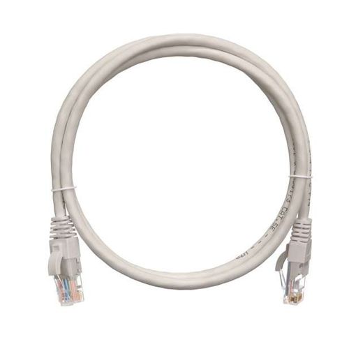 NMC-PC4UD55B-100-C-GY NIKOMAX | Шнур коммутационный кат.5E (класс D) U/UTP 4 пары 24 AWG (7х0.205мм) 100МГц 2хRJ45 (8P8C) T568B заливной с защитой защелки мж BC чистая медь LSZH нг(А)-HFLTx сер. (дл.10м)