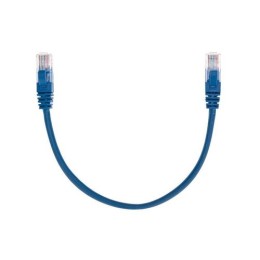 02-0104-03 Rexant | Патч-корд U/UTP CAT 5e RJ45-RJ45 26AWG LSZH син. 0.3м