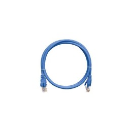 NMC-PC4UD55B-050-C-BL NIKOMAX | Патч-корд кат.5E (класс D) U/UTP 4 пары 24 AWG (7х0.205мм) 100МГц 2хRJ45 (8P8C) BC чистая медь LSZH нг(А)-HFLTx 5м син.