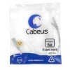 8861c Cabeus | Патч-корд кат.5E U/UTP неэкранир. 2хRJ45/8p8c LSZH PC-UTP-RJ45-Cat.5e-0.3m-LSZH 0.3м сер.