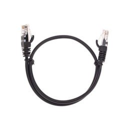 02-0102-05 Rexant | Патч-корд U/UTP CAT 5e RJ45-RJ45 26AWG LSZH черн. 0.5м