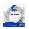 7906c Cabeus | Патч-корд кат.6A S/FTP 10G 2хRJ45/8p8c LSZH PC-SSTP-RJ45-Cat.6a-10m-LSZH 10м экранир. сер.