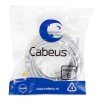 7914c Cabeus | Патч-корд кат.6 F/UTP экранир. 2хRJ45/8p8c LSZH PC-FTP-RJ45-Cat.6-15m-LSZH 15м сер.