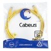 9500c Cabeus | Патч-корд кат.5E U/UTP неэкранир. 2хRJ45/8p8c LSZH PC-UTP-RJ45-Cat.5e-3m-YL-LSZH 3м желт.