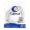 9492c Cabeus | Патч-корд кат.5E U/UTP неэкранир. 2хRJ45/8p8c PC-UTP-RJ45-Cat.5e-3m-WH-LSZH бел. LSZH 3м