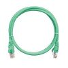 NMC-PC4UD55B-030-C-GN NIKOMAX | Шнур коммутационный кат.5E U/UTP 4 пары (класс D) 100МГц 2хRJ45/8P8C T568B заливной с защитой защелки многожил. BC (чистая медь) 24AWG (7х0.205мм) LSZH нг(А)-HFLTx зел. (дл.3м)