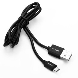 15088 Ergolux | Кабель USB Micro USB 2А 1м зарядка + передача данных черн. (пакет)