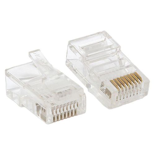 TRC-PLUG-5EUTP-50 EKF | Коннектор RJ45 (8P8C) кат.5E неэкранир. TERACOM универс. (уп.50шт)