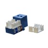 432651 Hyperline | Вставка Keystone Jack RJ45 (8P8C) кат.5E KJ9-8P8C-C5e-90-BL син.