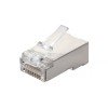 13A-F5-11WT Eurolan | Вилка RJ45 Q-PLUG кат.5E FTP для полевой установки без цвета (уп.50шт)