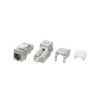 432598 Hyperline | Вставка Keystone Jack RJ45 (8P8C) кат.5E экранир. KJ9-8P8C-C5e-90-SH-F-WH