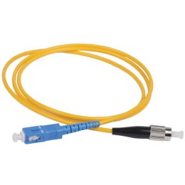 FPC09-SCU-FCU-C1L-3M ITK | Патч-корд оптический коммутационный переходной для одномодового кабеля (SM); 9/125 (OS2); SC/UPC-FC/UPC; одинарного исполнения (Simplex); LSZH (дл.3м)