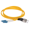 FPC09-FCU-LCU-C2L-50M ITK | Патч-корд оптический коммутационный переходной для одномодового кабеля (SM); 9/125 (OS2); FC/UPC-LC/UPC (Duplex) (дл.50м)