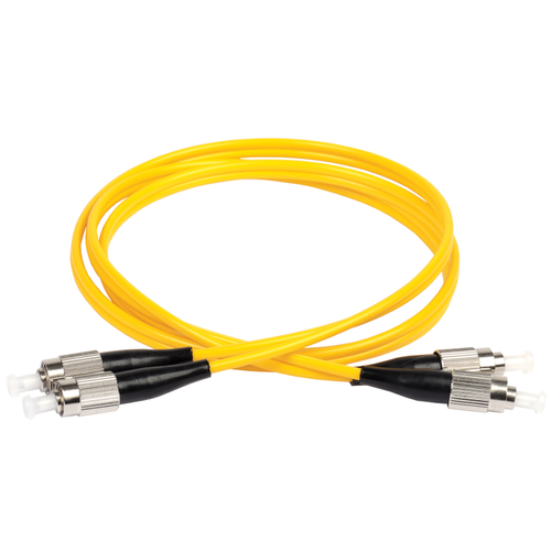 FPC09-FCU-FCU-C2L-50M ITK | Патч-корд оптический коммутационный соединительный для одномодового кабеля (SM); 9/125 (OS2); FC/UPC-FC/UPC (Duplex) (дл.50м)