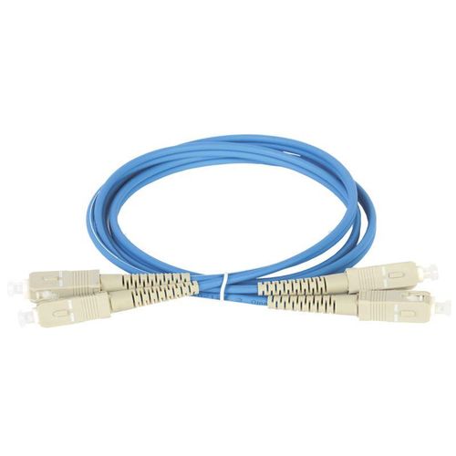 FPC5004-SCU-SCU-C2L-15M ITK | Патч-корд оптический коммутационный соединительный для многомодового кабеля (MM); 50/125 (OM4); SC/UPC-SC/UPC (Duplex) (дл.15м)