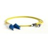 28145 Hyperline | Патч-корд FC-D2-9-LC/UR-ST/UR-H-3M-LSZH-YL волоконно-оптический (шнур) SM 9/125 (OS2) ST/UPC-LC/UPC duplex LSZH 3м
