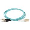 FPC5003-FCU-LCU-C2L-20M ITK | Патч-корд оптический коммутационный соединительный для многомодового кабеля (MM); 50/125 (OM3); FC/UPC-LC/UPC (Duplex) (дл.20м)