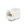 46044 Hyperline | Вставка Keystone Jack RJ45 (8P8C) кат.6 KJNE-8P8C-C6-90-WH 110 IDC заделка с помощью NE-TOOL бел.