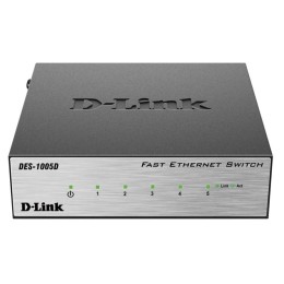 1235844 D-Link | Коммутатор неуправляемый DES-1005D/O2B 5х100Мбит