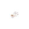 NMC-RJ88RZ06UD1-100 NIKOMAX | Коннектор RJ45 (8P8C) под витую пару кат.5E (класс D) неэкранир. 100МГц покрытие 6мкд универс. ножи круглый ввод (уп.100шт)