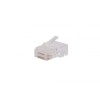 403341 Hyperline | Разъем легкой оконцовки PLEZ-8P8C-U-C5-100 RJ-45 (8P8C) под витую пару кат.5 (50 µ"/ 50 микродюймов) универс. (для ож и мж кабеля) (уп.100шт)