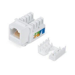 505212 WRline | Вставка Keystone Jack RJ45 кат.5E неэкранир. WR-KJ-RJ45-C5E-90 90град. заделка тип 110 бел.