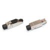 264779 Hyperline | Разъем PLUF-8P8C-S-C6A-SH RJ45 (8P8C) под витую пару полевая заделка кат.6a экран. для ож кабеля (общ. dкабеля 6-8мм 23-26 AWG)