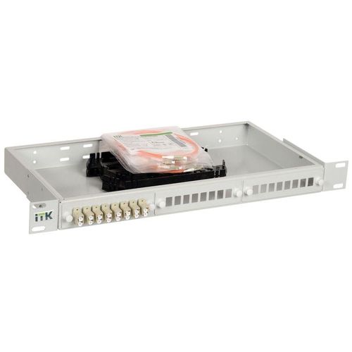 FOBX24-1U-4LCUD50 ITK | Кросс укомплектованный 1U LC (duplex) 4 порта (OM2)
