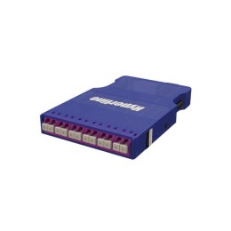 236813 Hyperline | Кассета PPTR-CSS-1-6хDLC-MM/MG-BL (для опт. претерм. решений) 6 дуплексных портов LC/PC для многомод. кабеля син. корпус/маджента порты