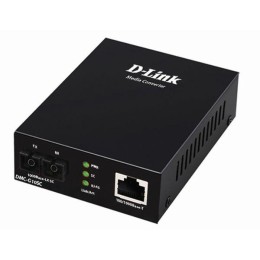 1824150 D-Link | Медиаконвертер DMC-G10SC/A1A (1 порт 100/1000Base-T + 1 порт 1000Base-LX; разъем SC для одномод. оптич. кабеля (до 10км)