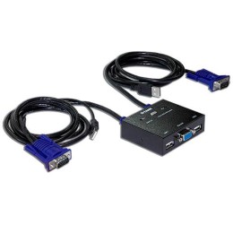 1101927 D-Link | Переключатель KVM-221/C1A 2-порт. KVM-переключатель с портами VGA и USB