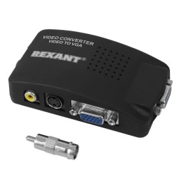 17-6910 Rexant | Конвертер BNC+S-video на VGA