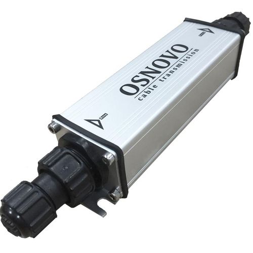 1000634318 OSNOVO | Удлинитель уличный PoE 10/100/1000M Gigabit Ethernet до 500м (до 22W) E-PoE/1GW