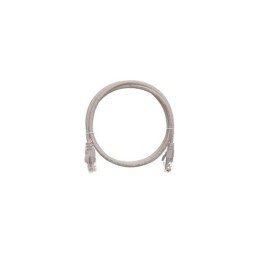 NMC-PC4UD55B-003-GY NIKOMAX | Шнур коммутационный кат.5E U/UTP 4 пары 24 AWG (7х0.205мм) 2хRJ45 (8P8C) T568B заливной с защитой защелки PVC нг(А) сер. 0.3м